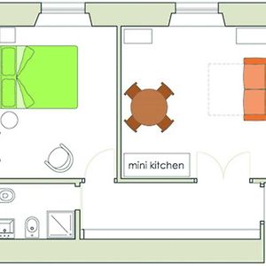 Appartement met een Slaapkamer